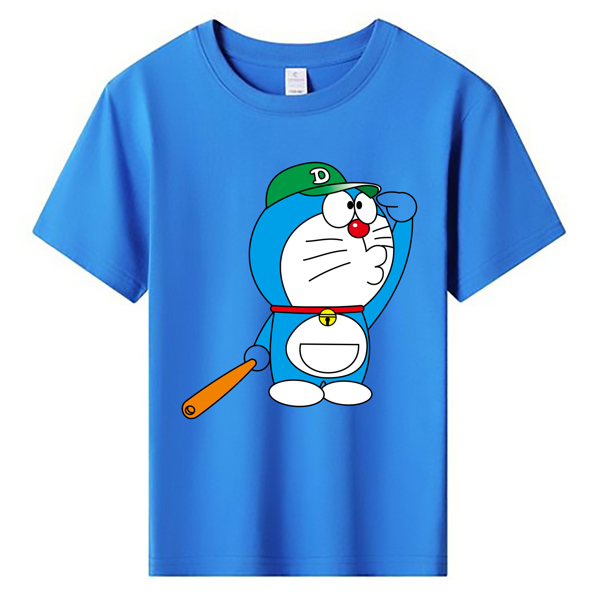 （画像用） ドラえもん Doraemon 綿100％キッズTシャツ（フロントプリント）